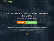 Tablet Screenshot of dedikam.com